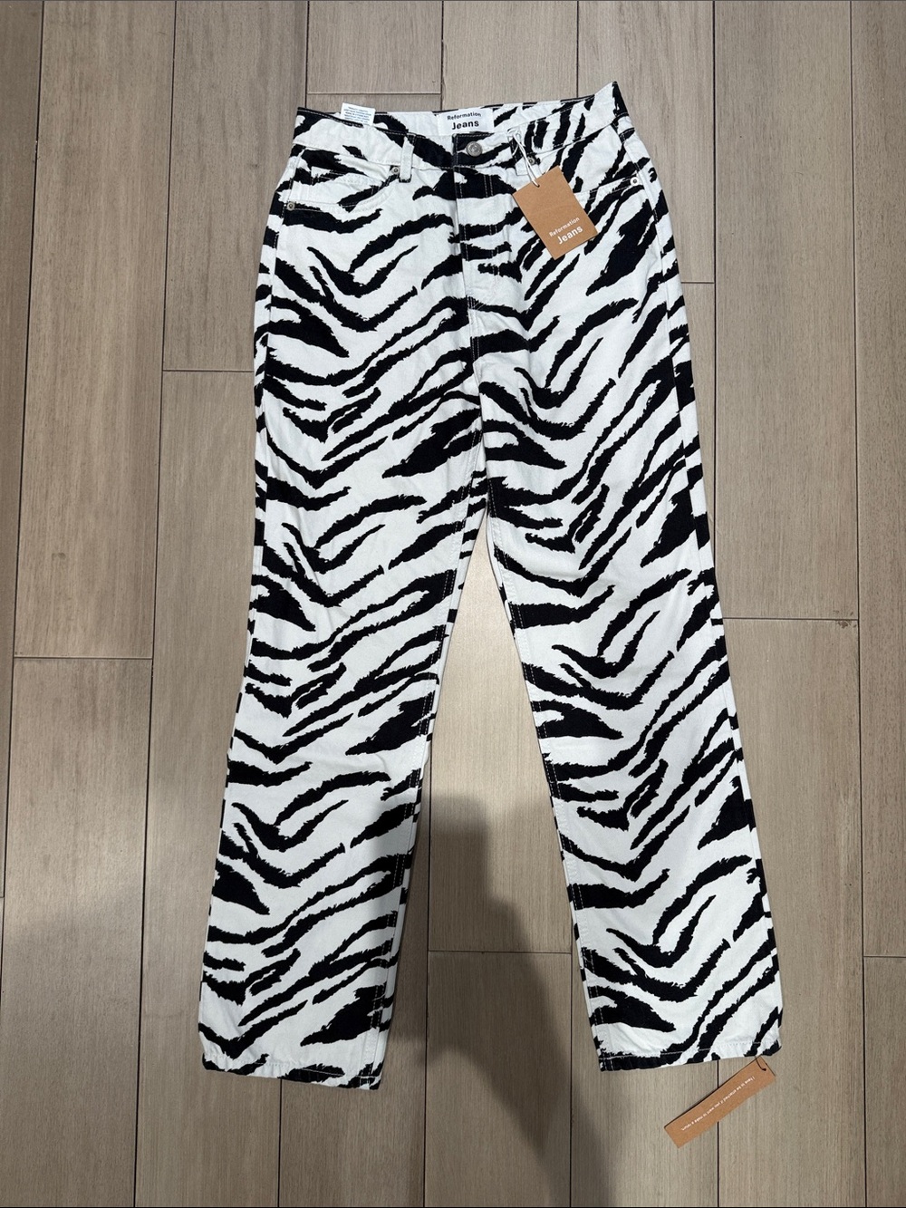 Reformation Cynthia High Rise Straight Jeans